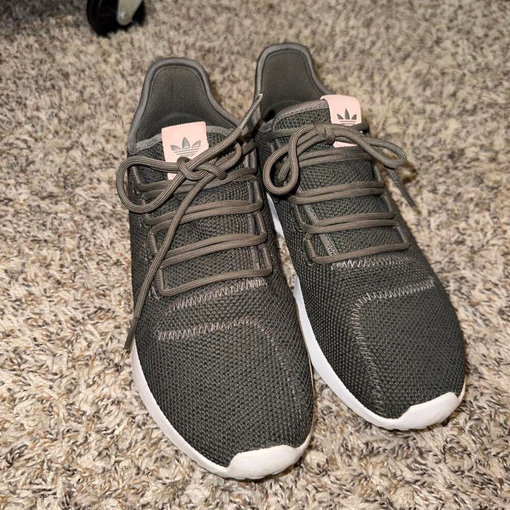 Adidas-originals Women's Grey and Green Trainers - Picture 5 of 5